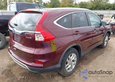 2015 Honda Cr-V Ex-L из США, поврежденный, VIN 5J6RM4H76FL054487